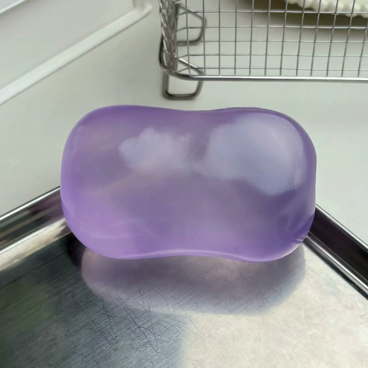 Moldable Transparent Soap Squishy Toy – Shape-Holding Stress: Random