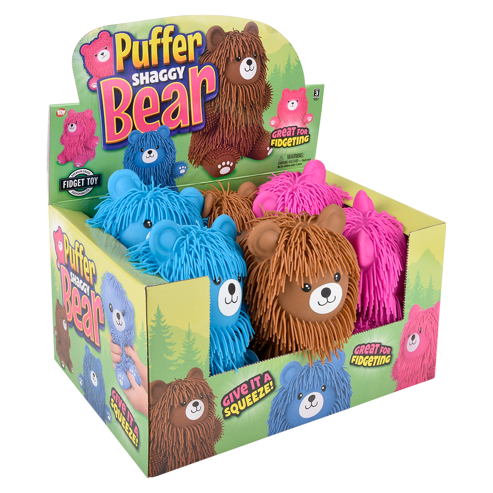 10" SHAGGY PUFFER BEAR