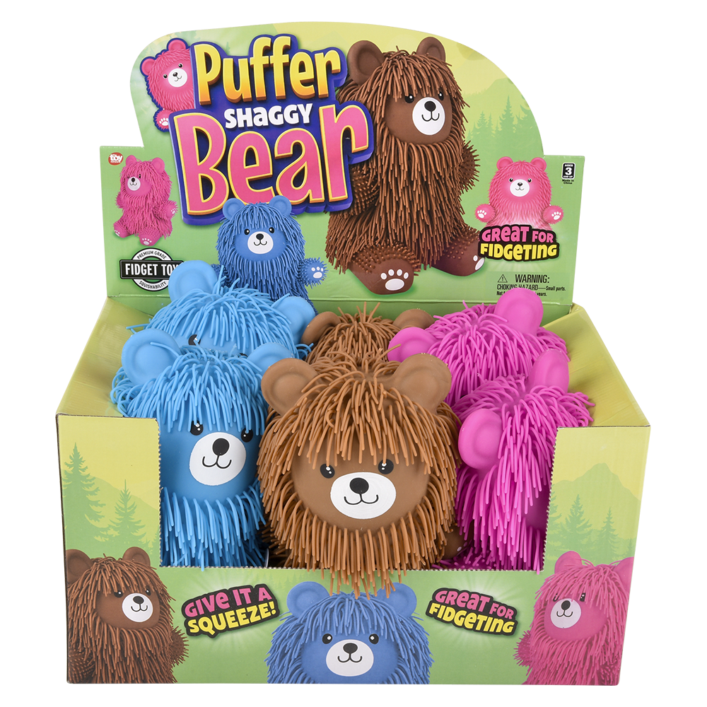 10" SHAGGY PUFFER BEAR