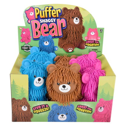 10" SHAGGY PUFFER BEAR