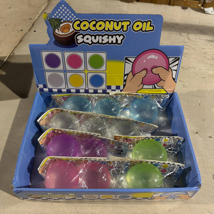 Coconut Oil Vaseline Colorful Round Ball Toy