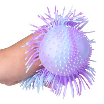 5.5" LIGHT-UP SHAGGY DOG PUFFER
