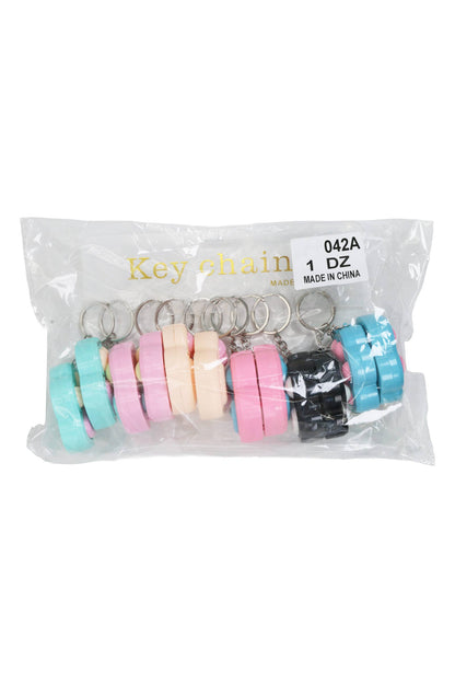 Pastel Animal Paw Clicky Fidget Toy Keychain