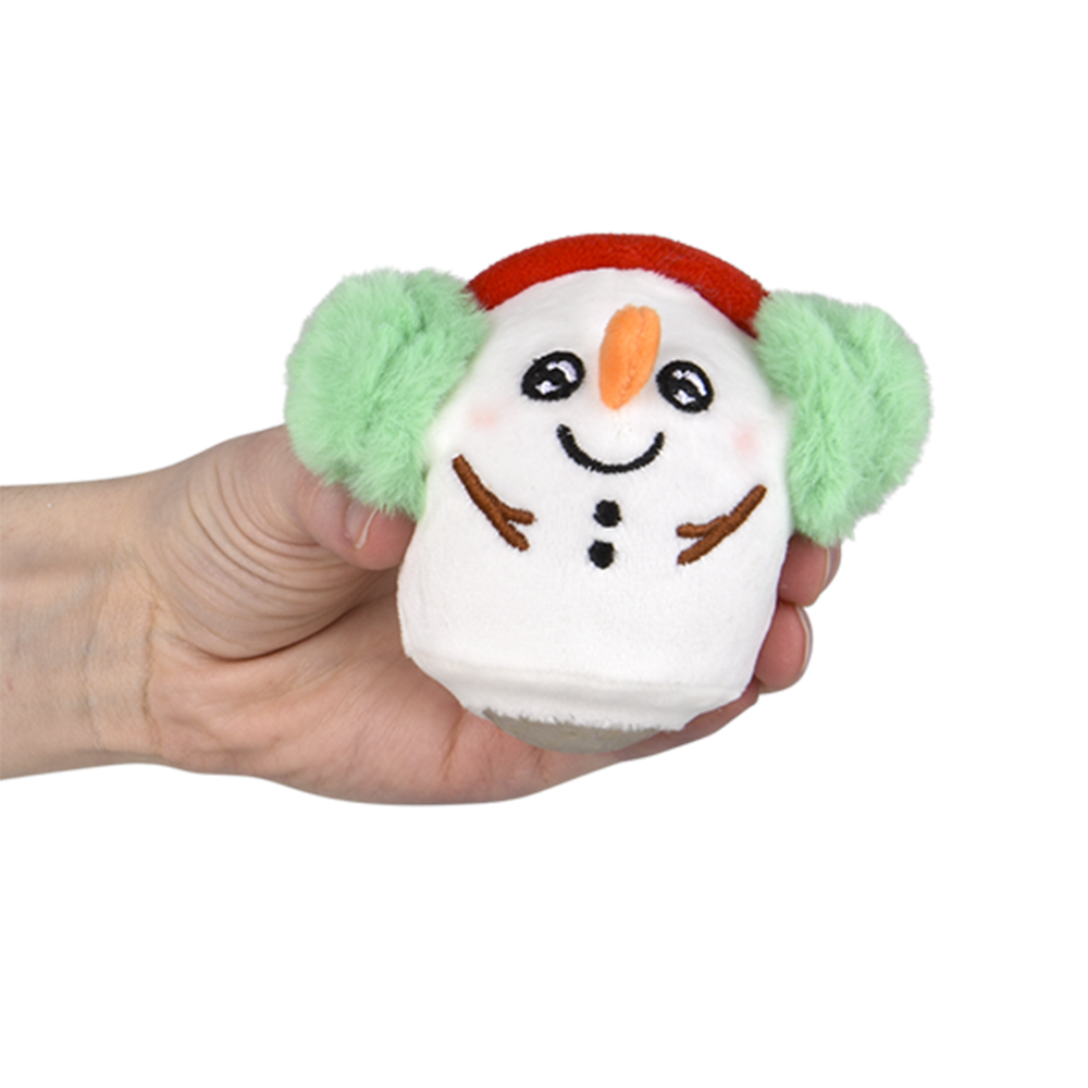 3" CHRISTMAS SQUEEZY BEAD PLUSH