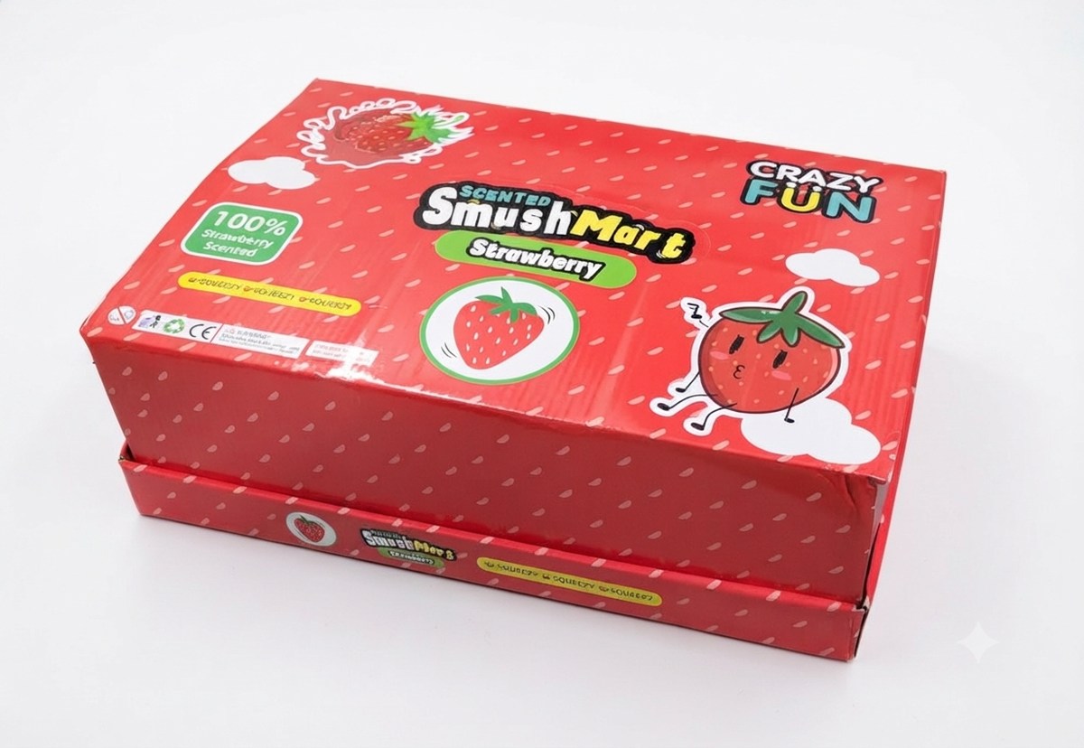 Jumbo Strawberry Scented Squish