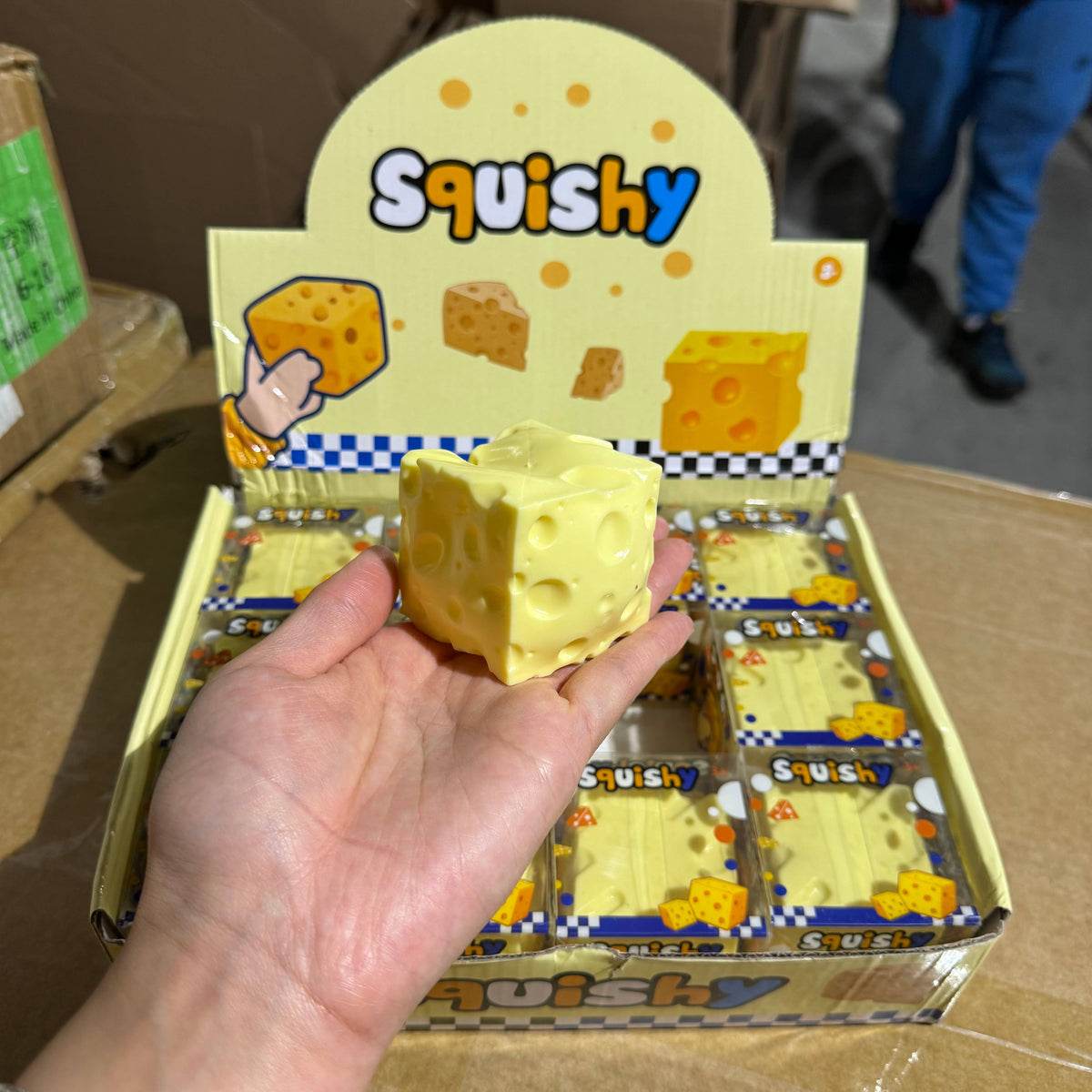 Coconut Oil Square Cheese Toy