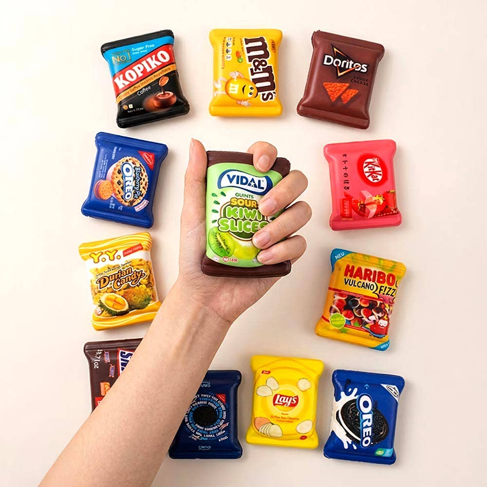 - Snack Package Squeeze Squishy Stress Relief Toy Set