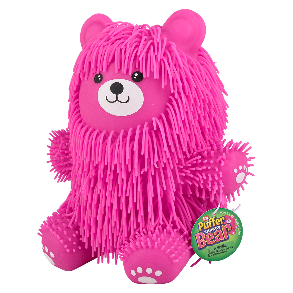 10" SHAGGY PUFFER BEAR