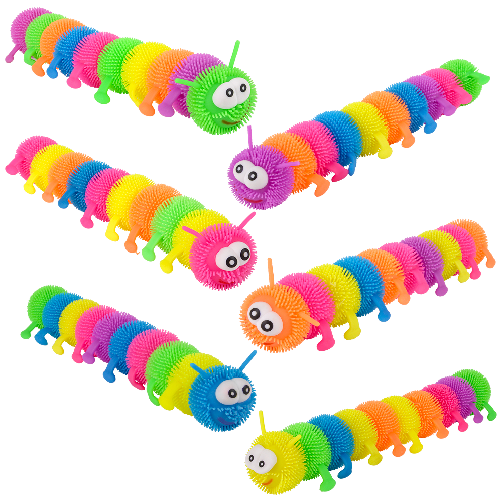 12" LIGHT-UP JUMBO CATERPILLAR PUFFER