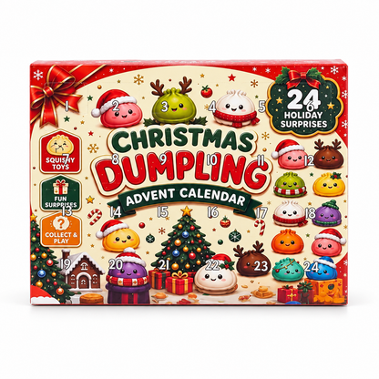 24-Day Christmas Emoji Dumpling Squishy Advent Calendar: Random