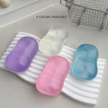 Moldable Transparent Soap Squishy Toy – Shape-Holding Stress: Random