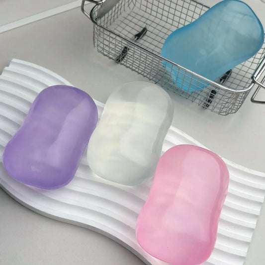 Moldable Transparent Soap Squishy Toy – Shape-Holding Stress: Random