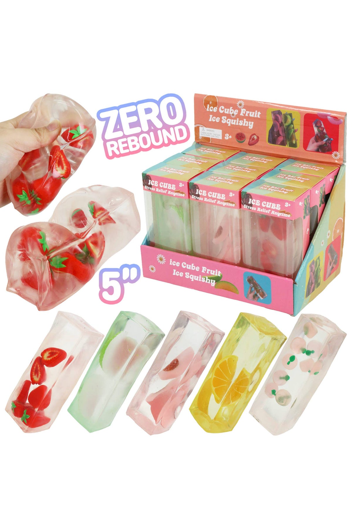 Fruit Butter Stick Coconut Oil Jelly Zero Rebound Squishy: ASSORTED / ONE SIZE
