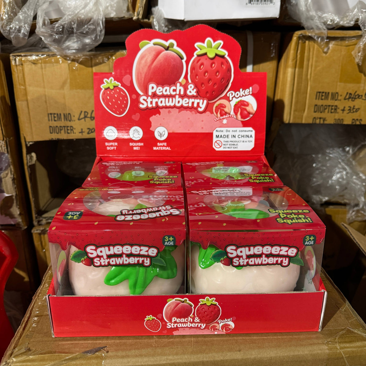 Crackling Crunchy Strawberry Squishy