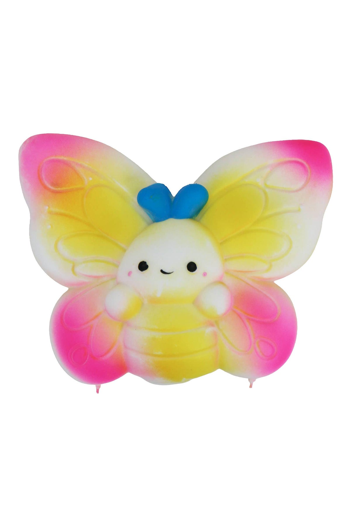 JUMBO 7 Inch Butterfly Fluffy Slime Filled TPR Squishy