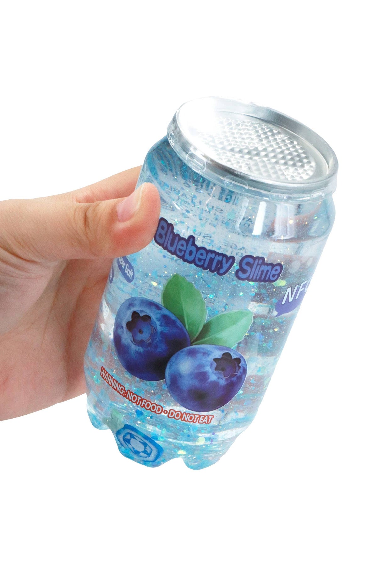 Sparkling Berry Apple Fruit Variety Soda Can Glitter Slime: ASSORTED / ONE SIZE