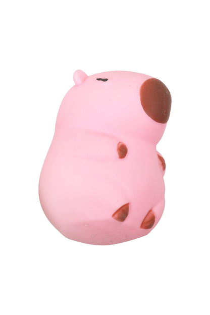 Sleepy Capybara Soft Fluffy Slime Filled TPR Squishy l