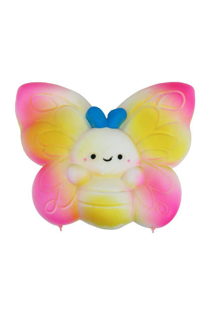 JUMBO 7 Inch Butterfly Fluffy Slime Filled TPR Squishy