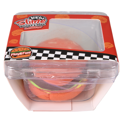 3.2" CHEESEBURGER CLAY SLIME
