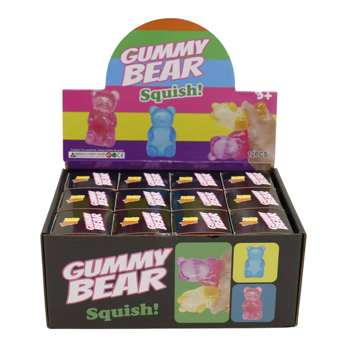 Marbled Gummy Bear Colorful Squishy