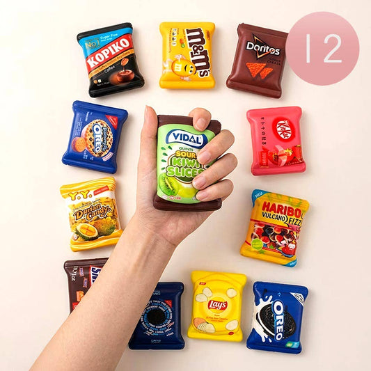 - Snack Package Squeeze Squishy Stress Relief Toy Set