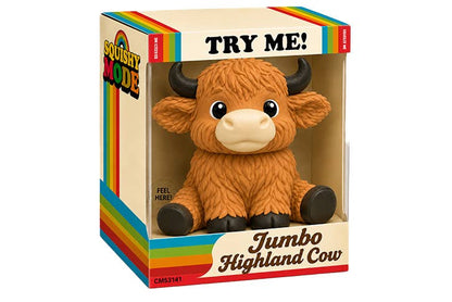Squishy Mode Jumbo Highland Cow Sensory Toys