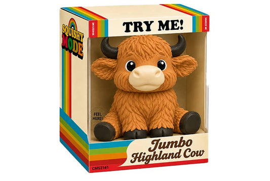Squishy Mode Jumbo Highland Cow Sensory Toys