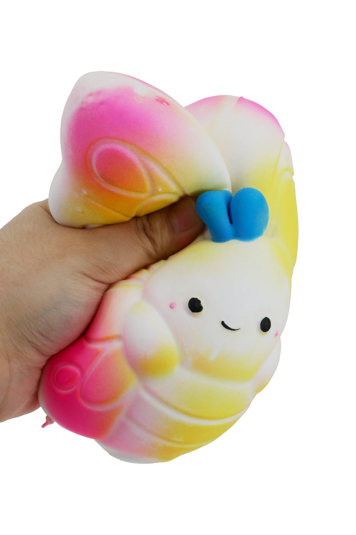 JUMBO 7 Inch Butterfly Fluffy Slime Filled TPR Squishy