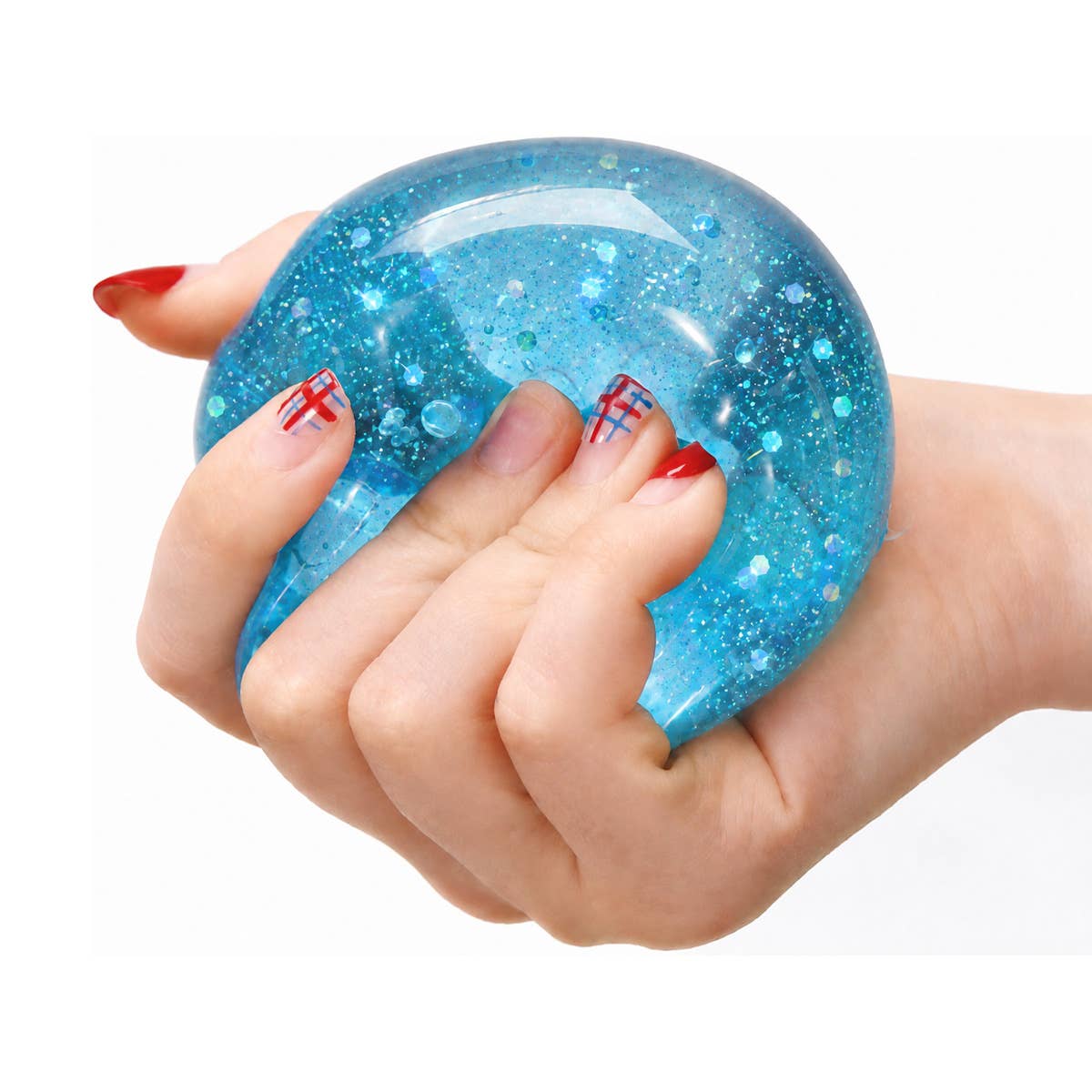 UPD GCSS Glitter Ice Cube 1.75" Squish Fidget Toy -