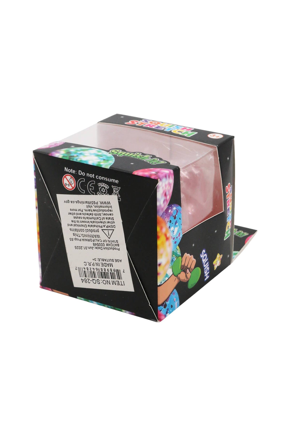Seashell Glitter Ocean Cube Maltose Putty Filled Squishy: ONE SIZE
