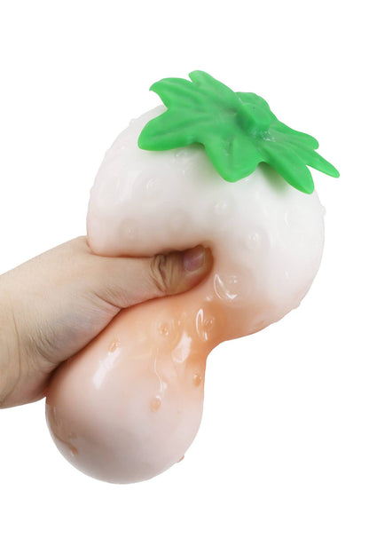 JUMBO Strawberry UV Light Changing Slime Filled Squishy: ASSORTED / ONE SIZE