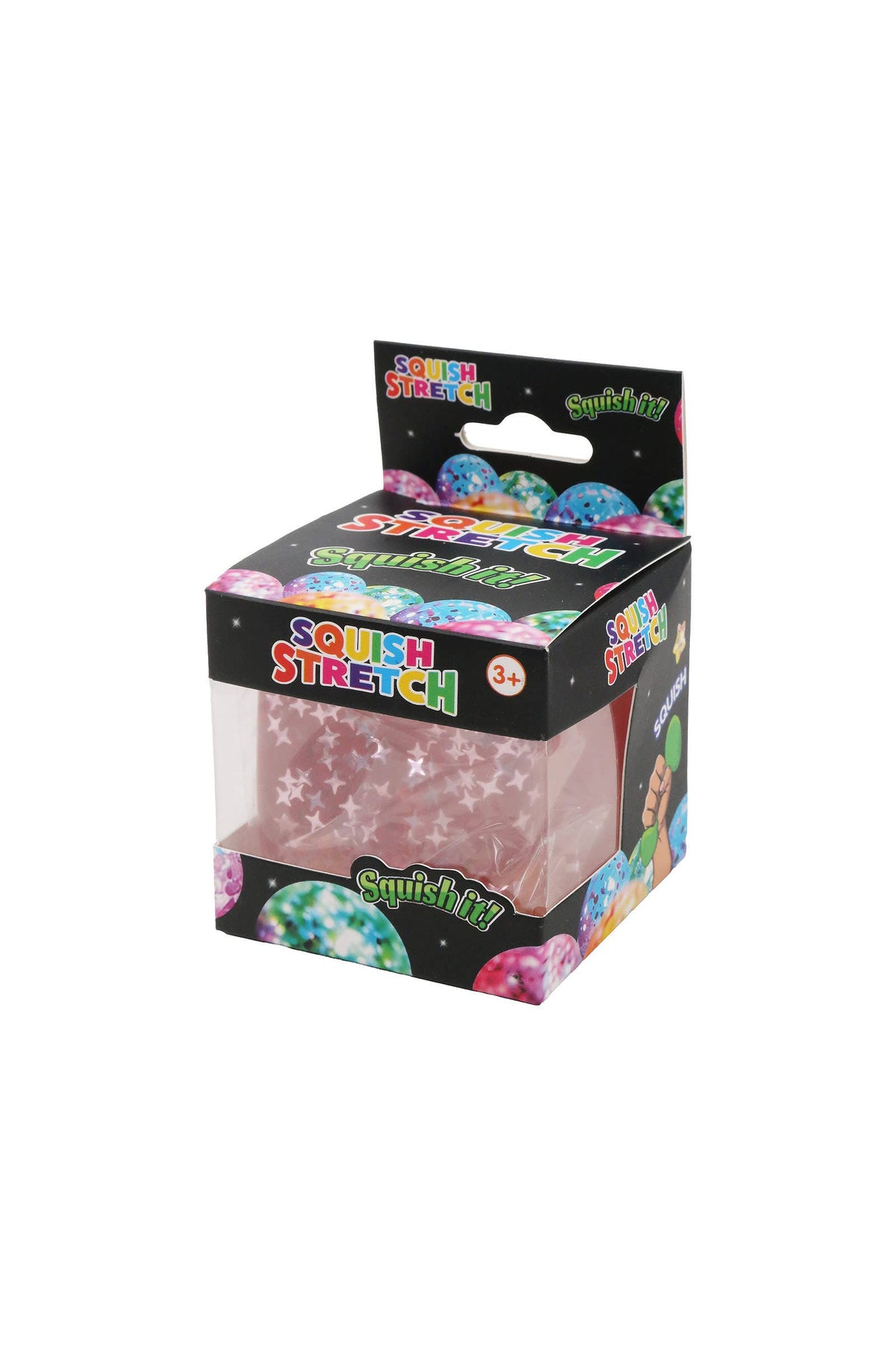 Seashell Glitter Ocean Cube Maltose Putty Filled Squishy: ONE SIZE