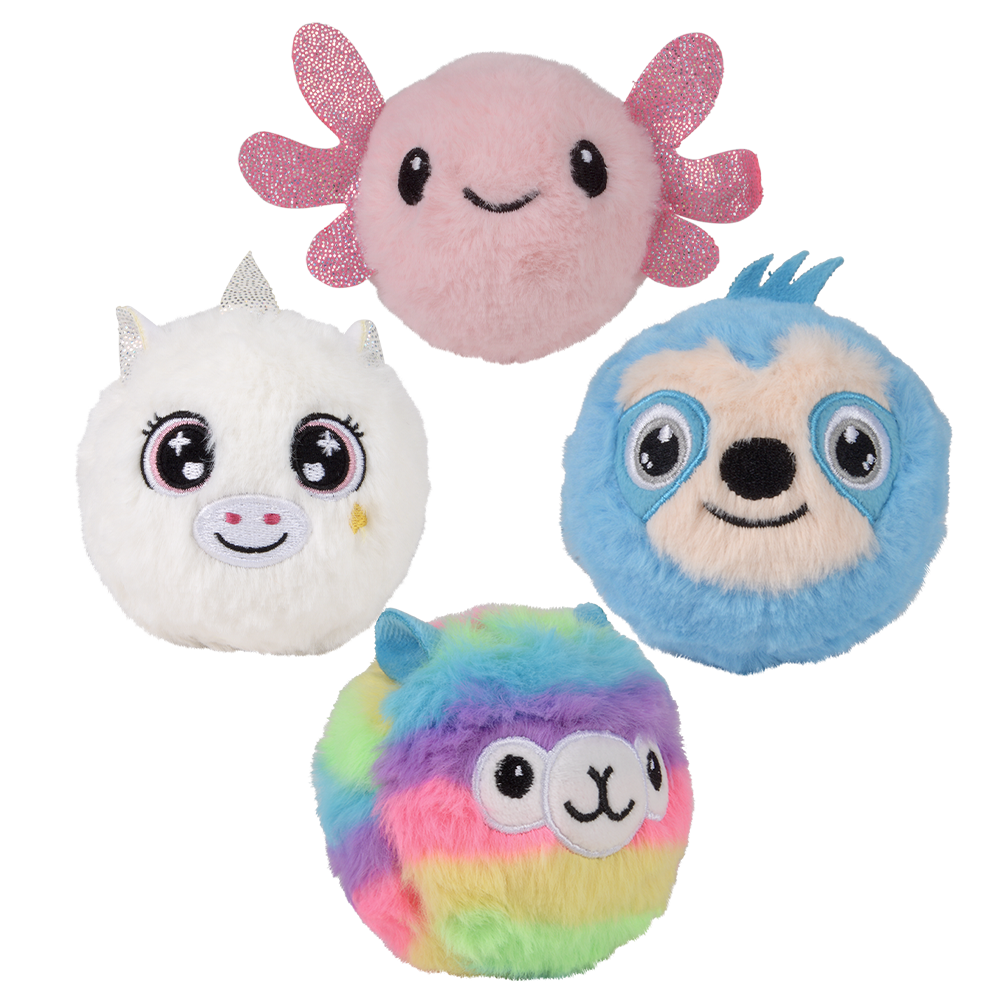 (T) 3.25" HYPER AIR PLUSH ANIMAL BOUNCE BALL