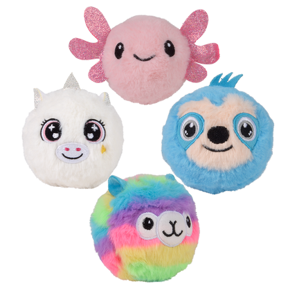 (T) 3.25" HYPER AIR PLUSH ANIMAL BOUNCE BALL