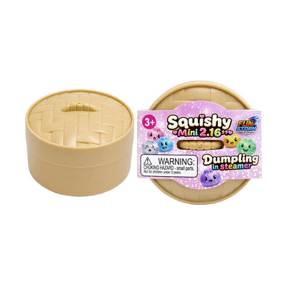 UPD MINIDUMP Squishy Mini Glitter Dumpling in Steamer