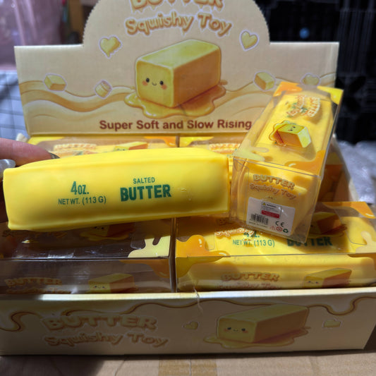 Crackling Crunchy Yellow Butter Squishy