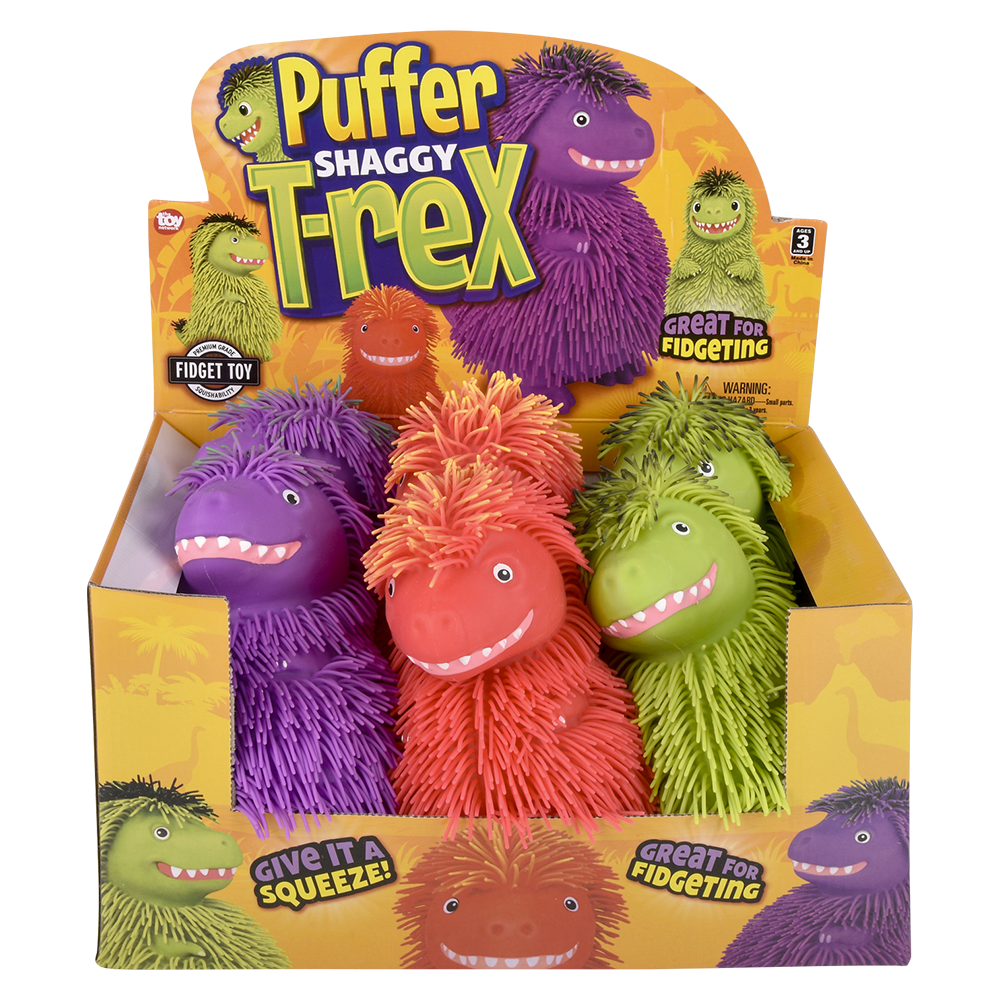 10" SHAGGY PUFFER T-REX