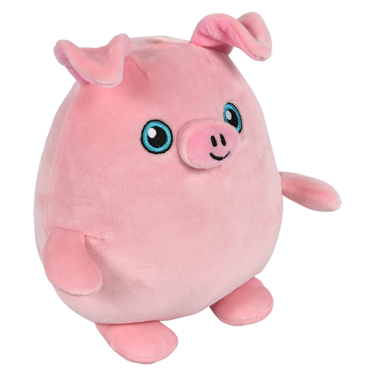 6" SQUISHY-ISHY PIG AND COW