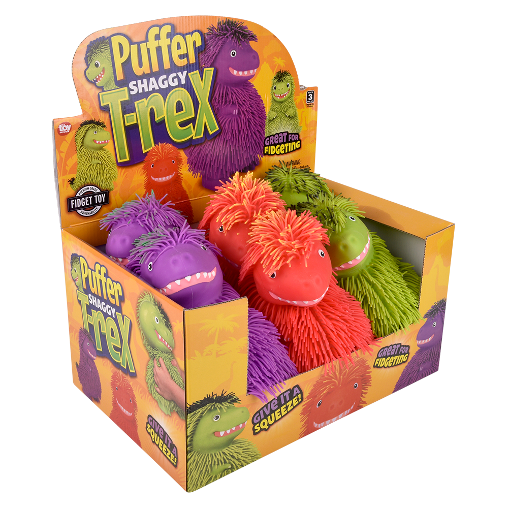 10" SHAGGY PUFFER T-REX