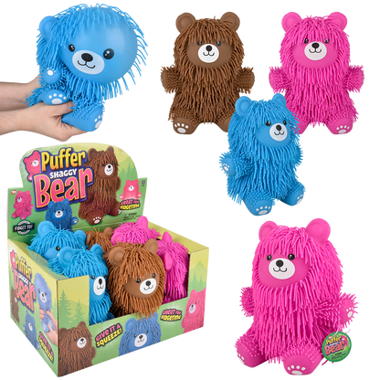 10" SHAGGY PUFFER BEAR
