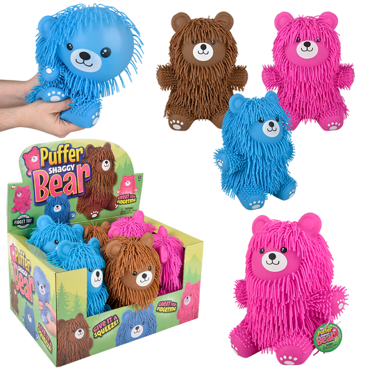 10" SHAGGY PUFFER BEAR