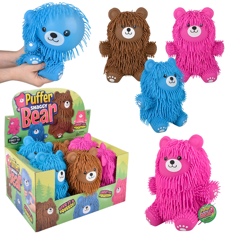 10" SHAGGY PUFFER BEAR