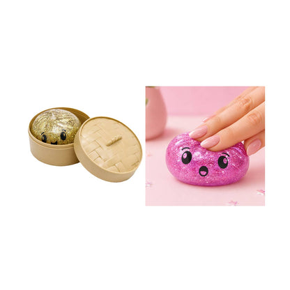 UPD MINIDUMP Squishy Mini Glitter Dumpling in Steamer