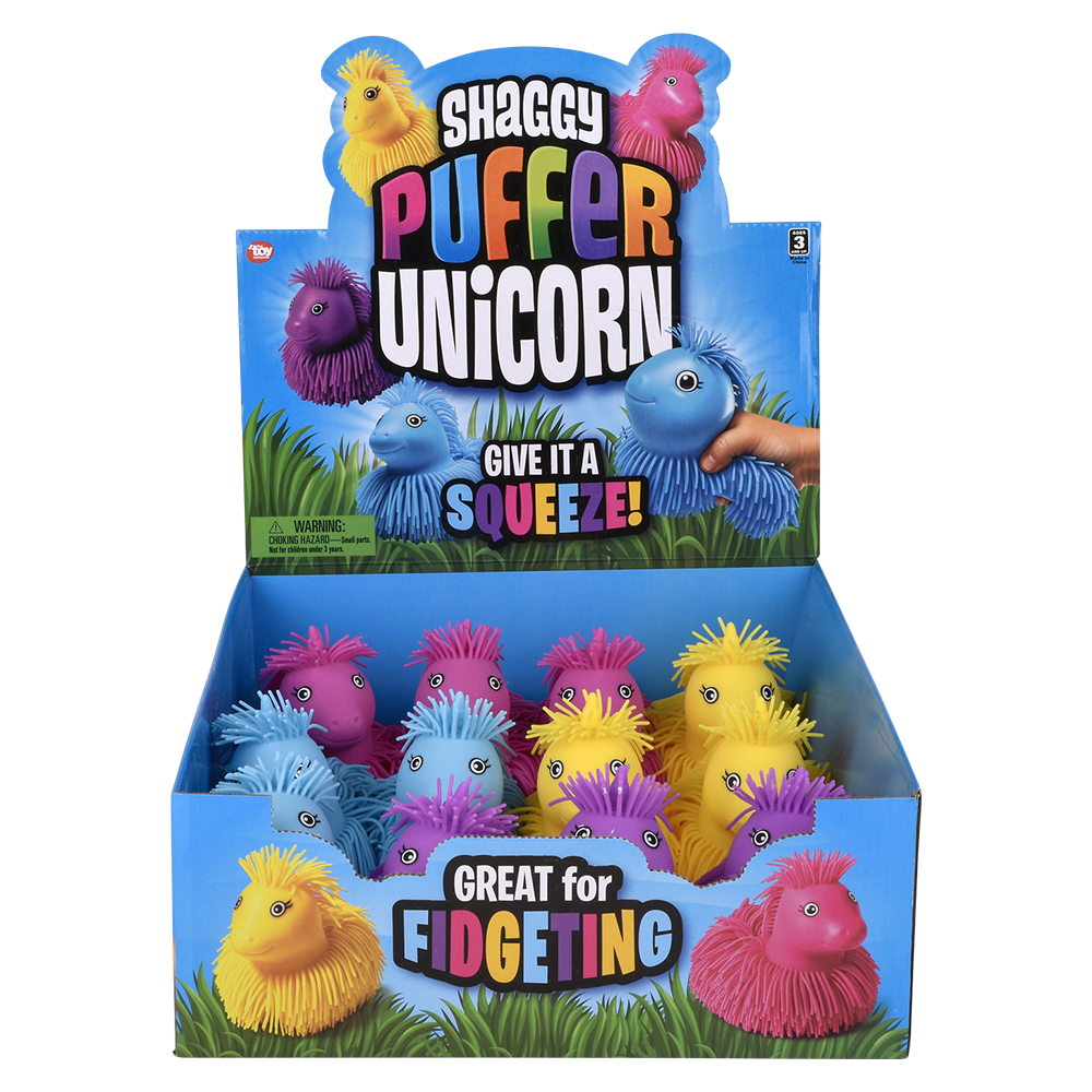 7" SHAGGY PUFFER UNICORN