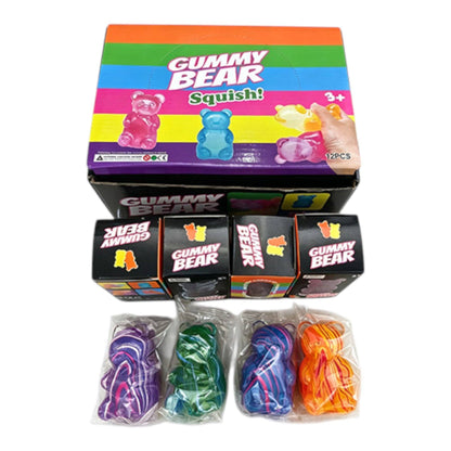 Marbled Gummy Bear Colorful Squishy