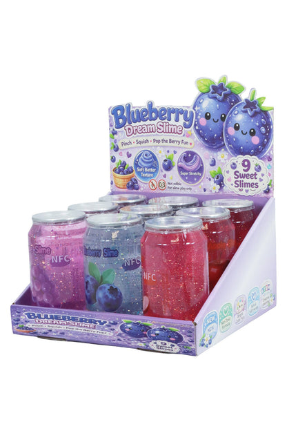 Sparkling Berry Apple Fruit Variety Soda Can Glitter Slime: ASSORTED / ONE SIZE