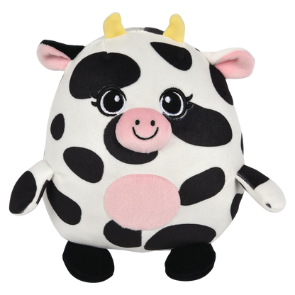 6" SQUISHY-ISHY PIG AND COW