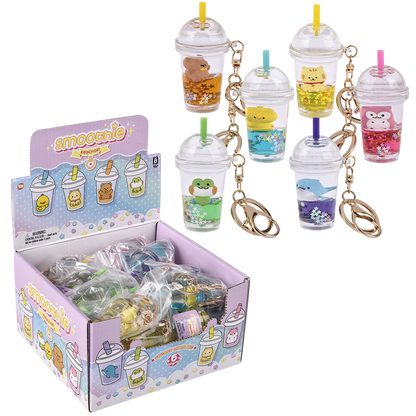 3" KAWAII ANIMAL SMOOTHIE LIQUID CLIP ON