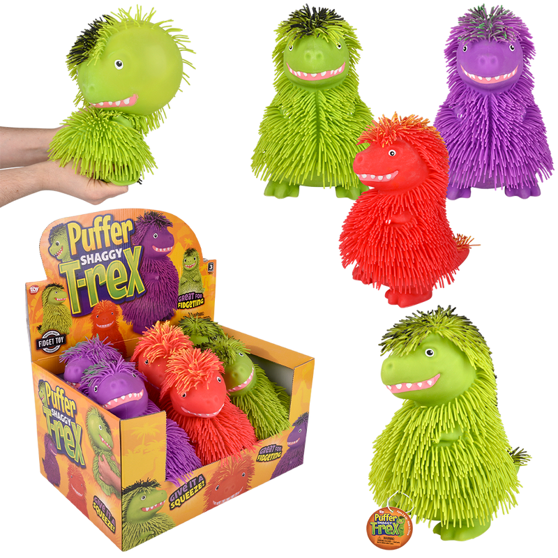 10" SHAGGY PUFFER T-REX