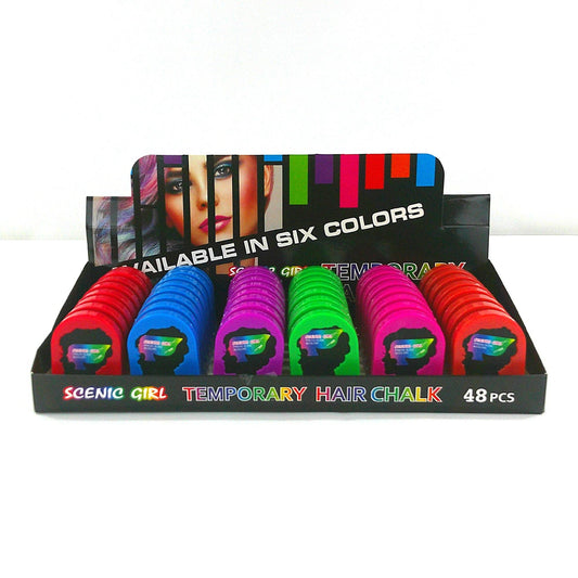 Mini Temporary Hair Color Chalk DM4127-4 (48PC): ASSORTED
